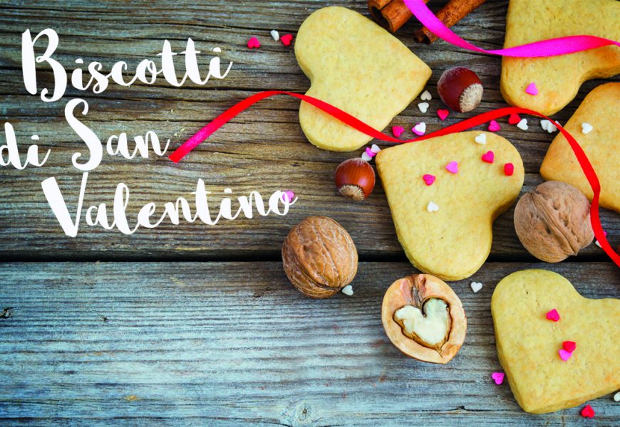 Biscotti di San Valentino alle noci