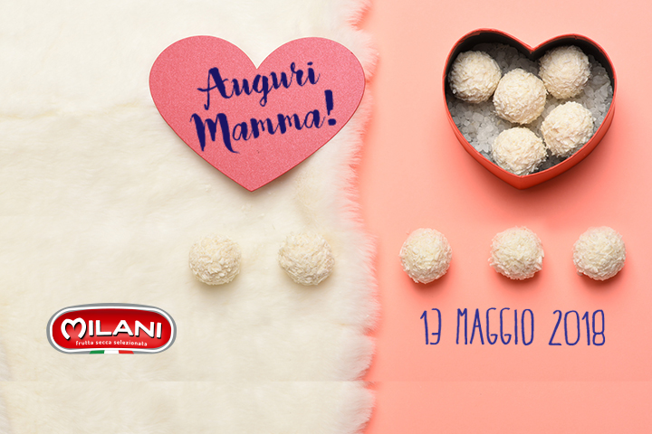 Palline di cocco per la festa della mamma