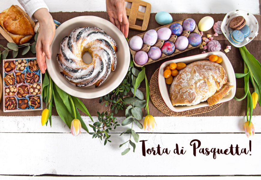 Torta di Pasquetta con farina di mandorle