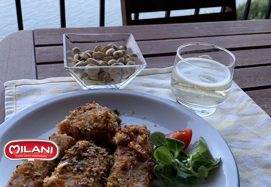 Tonno con granella di pistacchi