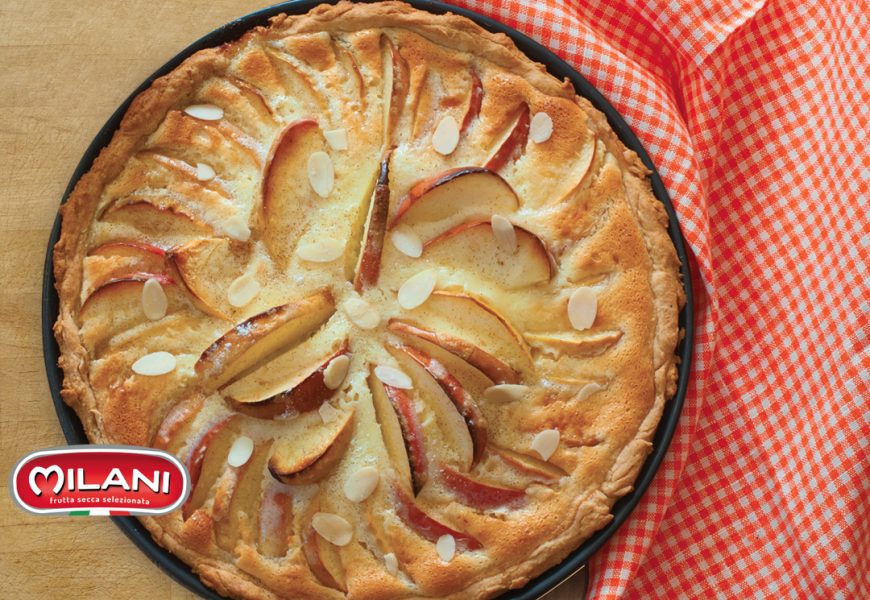Torta di mele e mandorle, senza burro