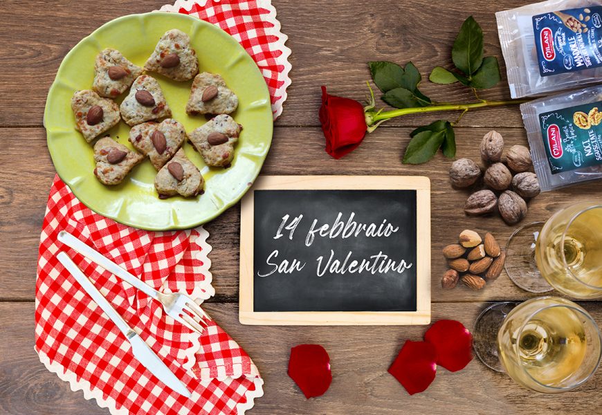 Biscotti salati con mandorle e noci